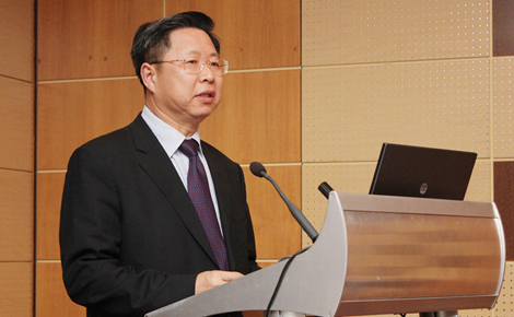 Yu Ping, a CCPIT elnök helyettese a VOSZ üzleti találkozóján