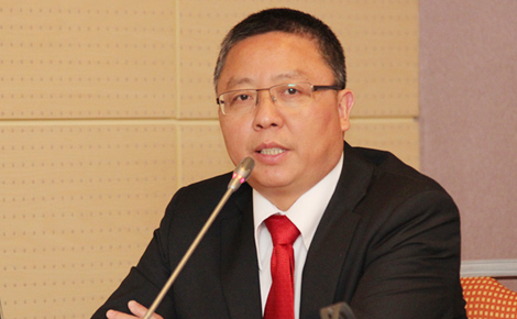 Wang Hongliang, a Kínai Népköztársaság budapesti nagykövetségének kereskedelmi tanácsosa a VOSZ üzleti konferenciáján