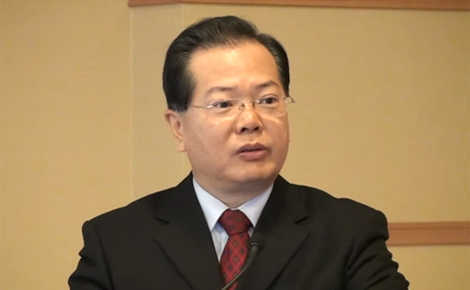A Kínai Kereskedelem Fejlesztési Tanács (CCPIT) alelnöke, Wang Jinzhen a VOSZ rendezvényén