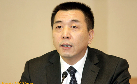 A Kínai Állami Hajóépítő Társaság alelnökének (Sun Wei) beszéde