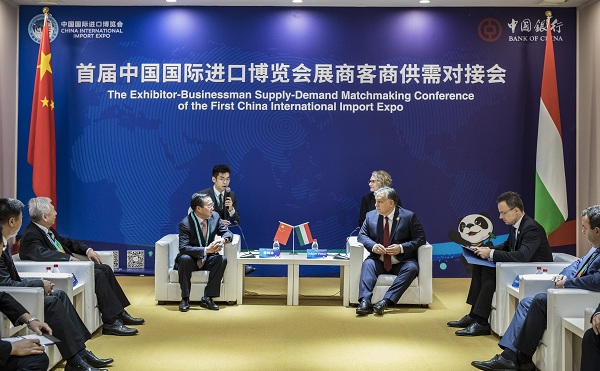 A Bank of China elnökével tárgyalt Orbán Viktor
