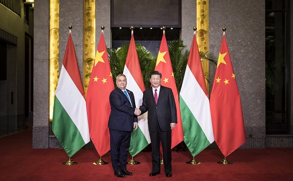 A kínai államfővel tárgyalt Orbán Viktor