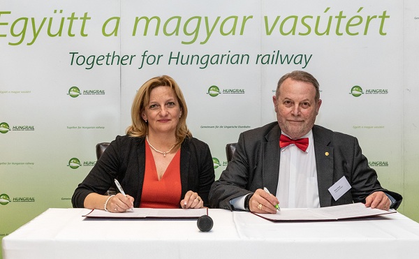 A Hungrail és a ChinaCham Hungary együttműködési megállapodást kötött