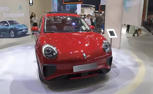 A kínai Ora autómárkát mutatták be Münchenben